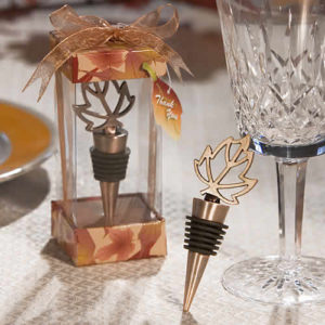 leaf bottle stopper, fall leaf wine stoppers