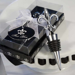 fleur de lis bottle stopper