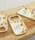fall wedding party favors