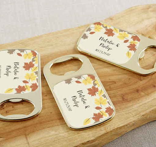 fall wedding party favors