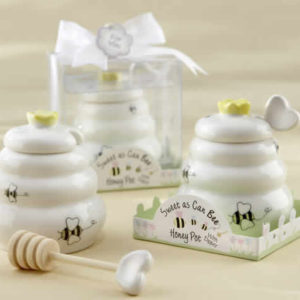 honey jar baby shower favors