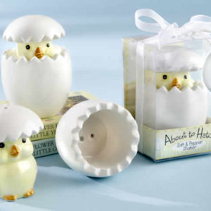 Ceramic Baby Chick Salt & Pepper Shakers