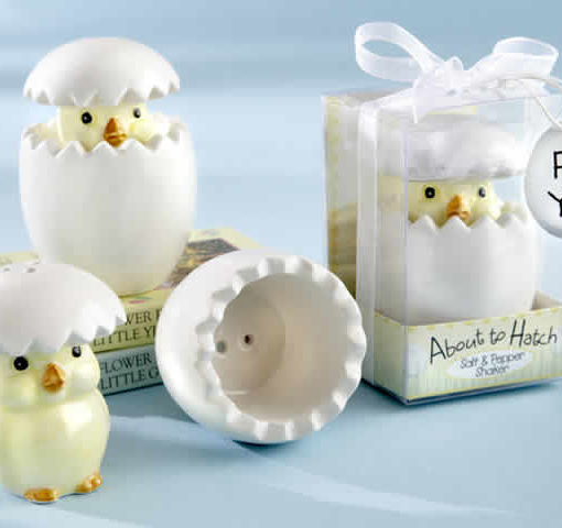 Ceramic Baby Chick Salt & Pepper Shakers