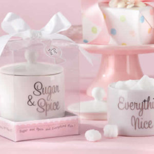 sugar and spice baby shower favors