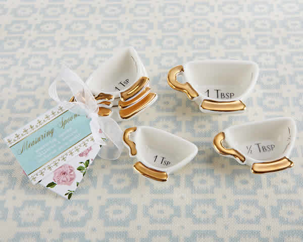 Ceramic Teacup Measuring Spoons Ceramic Teacup Measuring Spoons