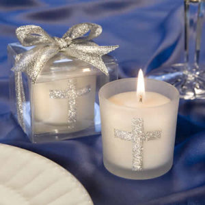 baptism candle favors