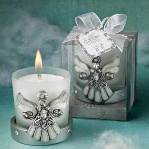 angel tealight candle holder