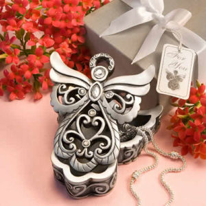 Angel baby shower favor