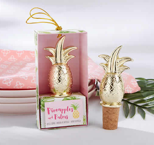 gold pineapple wedding