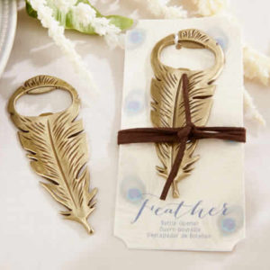 feather bottle opener