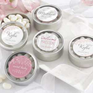 mint tins baby shower