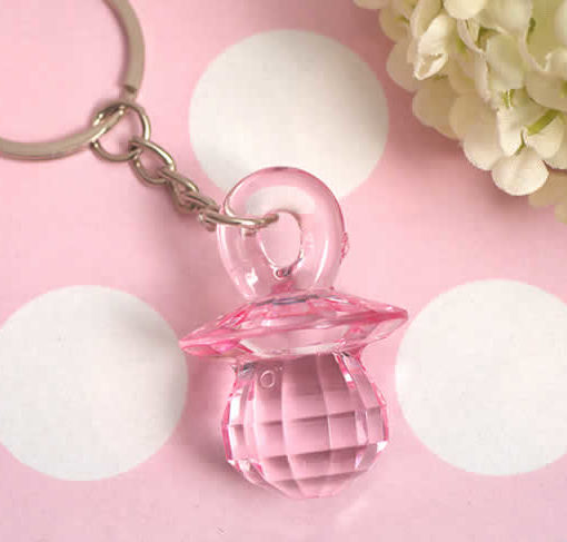 pink pacifier favors
