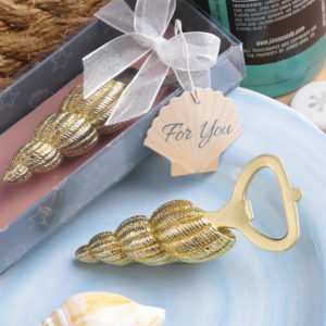 sea shell bottle opener wedding favor
