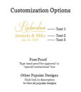 last name script customization options free proof