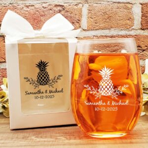 wine-glass-wedding-favors-pineapple