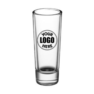 personalized 2 oz tall shooter glasses your logo